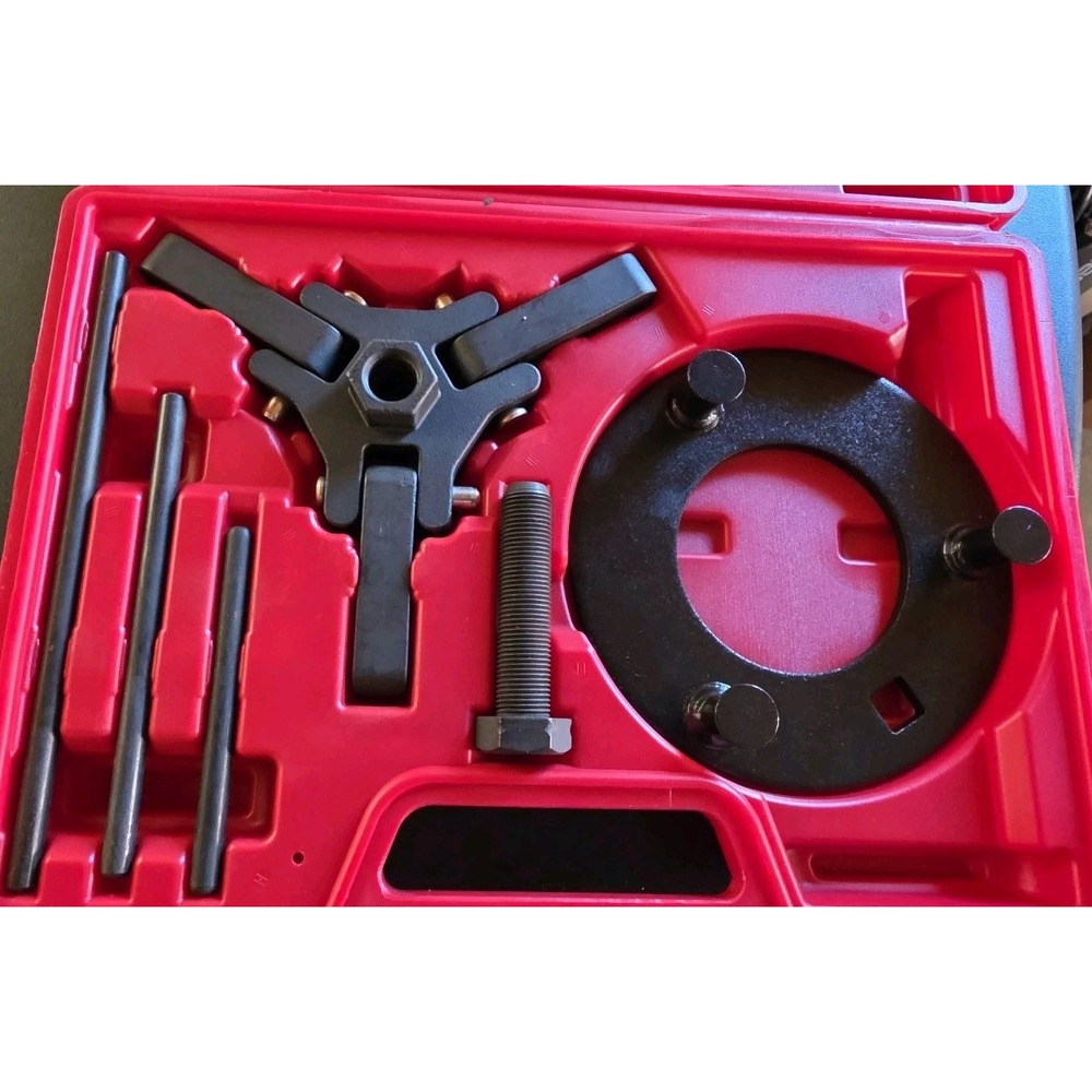 Harmonic Balancer Damper Pulley Puller Removing Repairing Garage Tool Set